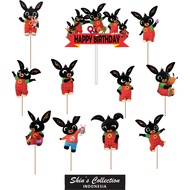 Cake topper Black Rabbit B