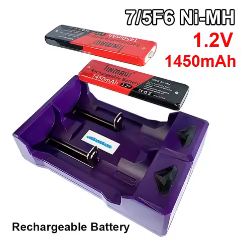1.2V NI-MH Gum Stick Battery Rechargeable Battery 1450mAh NI-MH 7/5 F6 for Walkman Portable CD MD Pl