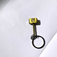 GANTUNGAN Thor Hammer Keychain Miniature Souvenir