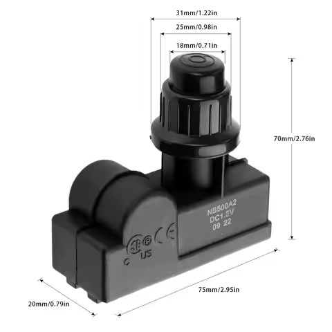Universal Spark Generator 2 Outlet AA Battery Electronic Push Button Igniter for Broil King Broil-Ma