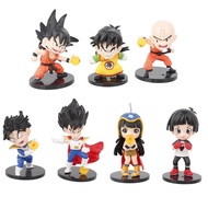 Dragonball model Set of 7 characters - Height 7-11cm - weight 45gram - Dragonball Figure - Color box
