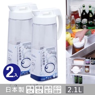 【Lustroware】日本岩崎按壓式耐熱冷水壺2.1L 2件組（K-1276） _廠商直送
