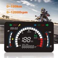 Full Digital Speedometer Meter LCD Screen Digital Meter Speedometer Assy Adjustable Motorcycle Tacho