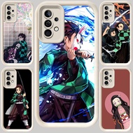 M-86 WhiteDemon Slayer Casing for Samsung A25 A55 A24 A36 A54 A15 S25 Ultra A14 A16 A04s A56 A05S A3