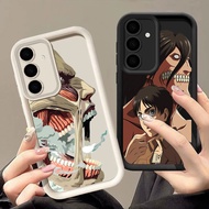 Attack On Titan Anime Allen Mikasa Ackermann Phone Case for Samsung Galaxy S24 S22 Ultra S21 Plus S2
