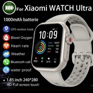 For Ultra WATCH Men Women 1000mAh AMOLED Heart Rate 100+Sport Bluetooth Call GPS Track Waterproof Sm