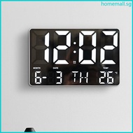 HO Digital Clock Large Display Electronic Wall Clock Calendar Snooze Alarm Clock with Wireless Remote Control LED Light