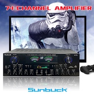 1 year warranty-7.1-CH Karaoke Digitak Surround Power Amplifier Home Theater Karaoke Amplifier Bluet