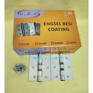 3" 4" inch Thick Window Hinge White GDO - 3" 4" Window Hinge