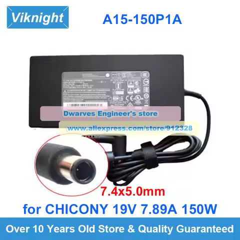 A15-150P1A 19V 7.89A AC Adapter Charger for A150A010L For WS60 2OJ-090FR P650RA P671SA Power Supply