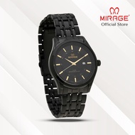 Mirage Jam Tangan Pria Analog 8830 M Full Black Original Stainless