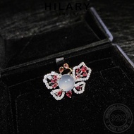 HILARY JEWELRY Temperament Ring Adjustable 925 For Perempuan Pink Women Cincin Diamond Silver Original Crystal Sterling Accessories 純銀戒指 Korean Butterfly Perak R2276