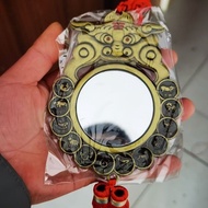Animal Head Gossip Mirror Pendant Gossip Token Craft Ornaments Tiger Head Zodiac Gossip Mirror Pika 
