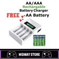 AA/AAA Rechargable Battery Charger