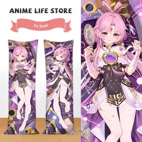 Anime Honkai: Star Rail Fu Xuan Dakimakura Long Pillowcase Hugging Body Cosplay Props Otaku Bedding