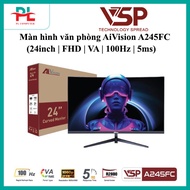 AiVision A245FC Black Curved Monitor (24inch | FHD | VA VA | 100Hz | 5ms) -
