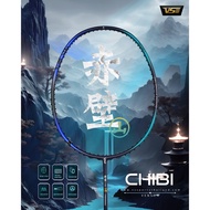VS Badminton Racket Chibi 4U Blue Model With Free Strings + Grip + Bag