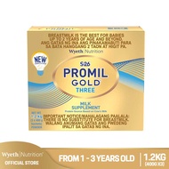 S-26® PROMIL GOLD THREE Milk Supplement for 1 to 3 Years Old 1.2kg