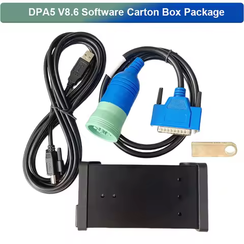 V8.6 Truck Tool DPA5 for New Holland Electronic Tool K-LINE Cable Est Engineering Dpa 5 Support J253