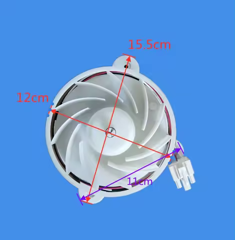 Original New for Refrigerator Motor ZWF-30-3 DC12v Refrigeration Fan for Samsung/Haier/midea