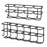 【AiBi Home】-Umbrella Holder Rack Stand Drying Rack Drainer with Hooks Entryway Home Door Storage Organizer Wall Mounted Mounts