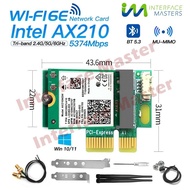 Pcie WiFi Bluetooth Adapter PCI Express x1 Wireless Card AX210 6 6E AC AX 5Ghz 5.8Ghz 5G 2Ghz 2.4Ghz