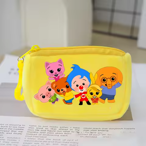 Magician Plim Coin Purse Cute Cartoon Meri Ella Zipper Wallet Women Card Holder Key Pouch Earphone S