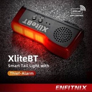 100%New Enfitnix XliteBT Smart Bike Tail Light with Thief Alarm USB Charge