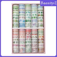 [BAOSITY2] 100 Rolls Washi Tape Sticker Paper Masking Decorative Tape