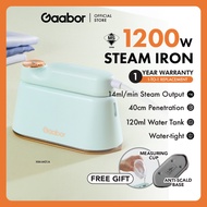 Gaabor SmartHaven Exquisite Electric Steam Iron Wet & Dry Flexible Switching Steamer Garment 1200W H