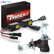 CarTnT 1ชุด (หลอดไฟ + บัลลาสต์) xenon H7 H11 55W ไฟหน้ารถ HID ชุด H1 H3 H4 H8 9005 HB3 9006 9012 300