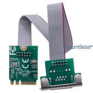 M.2 Network Card 10/100/1000Mbps Gigabit LAN Card RTL8111H Chip for Desktop PC * [countless.my]