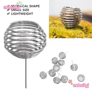 AHTY 10pcs Bonsai Baskets, Stainless Steel With Spikes Gardening Fertilization Baskets, Durable Smal