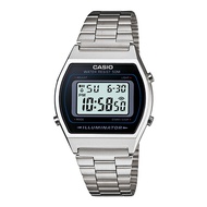 CASIO B640WD-1AV STANDARD Digital Unisex Watch Popular Retro SS Bracelet Silver