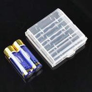 2packs Battery Storage Box, Battery Storage Case, Battery Holder, Clear. Each Case Stores 24 Batteri