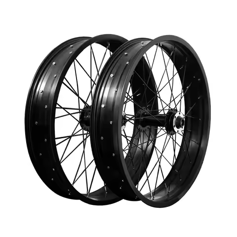 Bicycle Wheel Aluminum Alloy Front Wheel 20 X 4.0 36 Spokes Wide Tire Bicycle For Fat Bikes Snow Bik