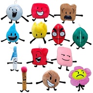 《The Battle of Neverland》（BFDI）Plush Toy - Character Figures（Folhas、Fogos、Bolhas Etc.） ，Cute C