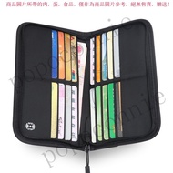 [Taiwan Shipment] Anti-Theft Swipe Business Men Women Card Holder Zipper Large Capacity Portable Ban