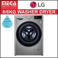 [PRE-ORDER: ETA MID MAY] LG FV1408H4V 8/6KG AI DD WASHER DRYER (4 TICKS) + FREE DETERGENT SHEET BY LG (UNTIL 31/05/2024)