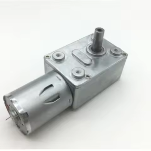 JGY370 DC6V/12V24V 2RPM to 150 RPM High Torque Speed Reducer Metal Worm Gear Box Motors Reversible L
