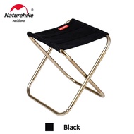 Naturehike เก้าอี้แคมป์กลางแจ้งน้ำหนักเบาพับได้ เก้าอี้ตกปลาอลูมิเนียมพับได้สำหรับตั้งแคมป์เก้าอี้เดินป่า NH17Z012-L