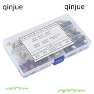 QINJUE 80Pcs Potentiometer Kit, B5K B10K B20K B50K B100K with Knob Adjustable Potentiometer, Set Kit