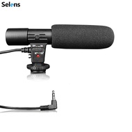 Selens MIC-01 Stereo Camcorder Microphone for Vlog Vlogging Nikon Canon DSLR Camera Vlogging Accessory