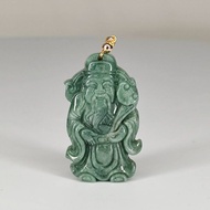 หยกแกะสลัก ลายไฉ่สิ่งเอี้ย หยกพม่า ก26.17 m ส45 m ห 8 m