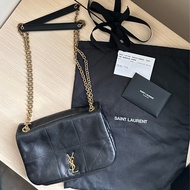 YSL SAINT LAURENT 4.3 Jamie Mini 迷你 羊皮 肩背包 斜背包 黑色 766754