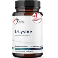 Designs for Health L-Lysine HCL Pills 1500mg - Amino Acid Lysine Hydrochloride Nutritional Supplemen