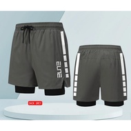 Elite cycling shorts, running shorts, yoga shorts, 2-in-1 men's and women's running shorts