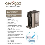 [Ready stock] Aerogaz Instant Boiling Water Dispenser 2.7L AZ 288IB - Stainless Steel