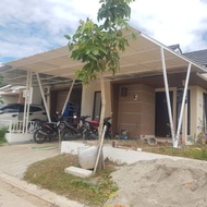 KANOPI MINIMALIS HOLLOW 40 x 80 ATAP ALDERON 1 LAYER