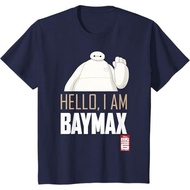 Disney Kids T-Shirts and Adult T-Shirts BIG Hero 6 TV Series Baymax Hello Graphic T-Shirt